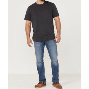 Brothers & Sons 34x33 Slim Straight Mens Jeans Stretch Cowboy (Tag Sz 34x34)